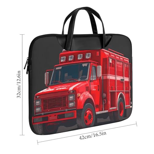 Bolso bandolera para laptop Red Car 17 pulgadas impermeable miniatura 2