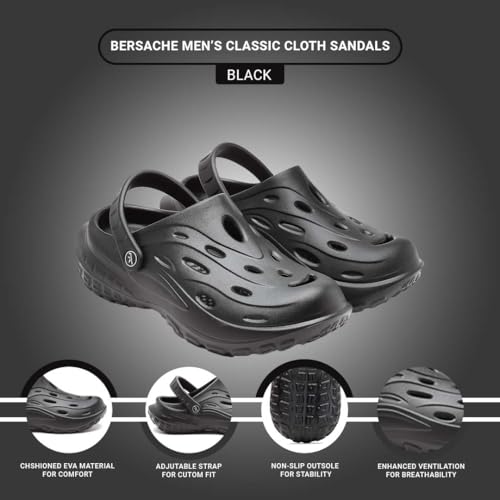Image of BERSACHE Extra Soft Classic Casual with Back Strap Regular wear with Ultra Soft & Flexibility Technology Slipper for Men's & Boy's