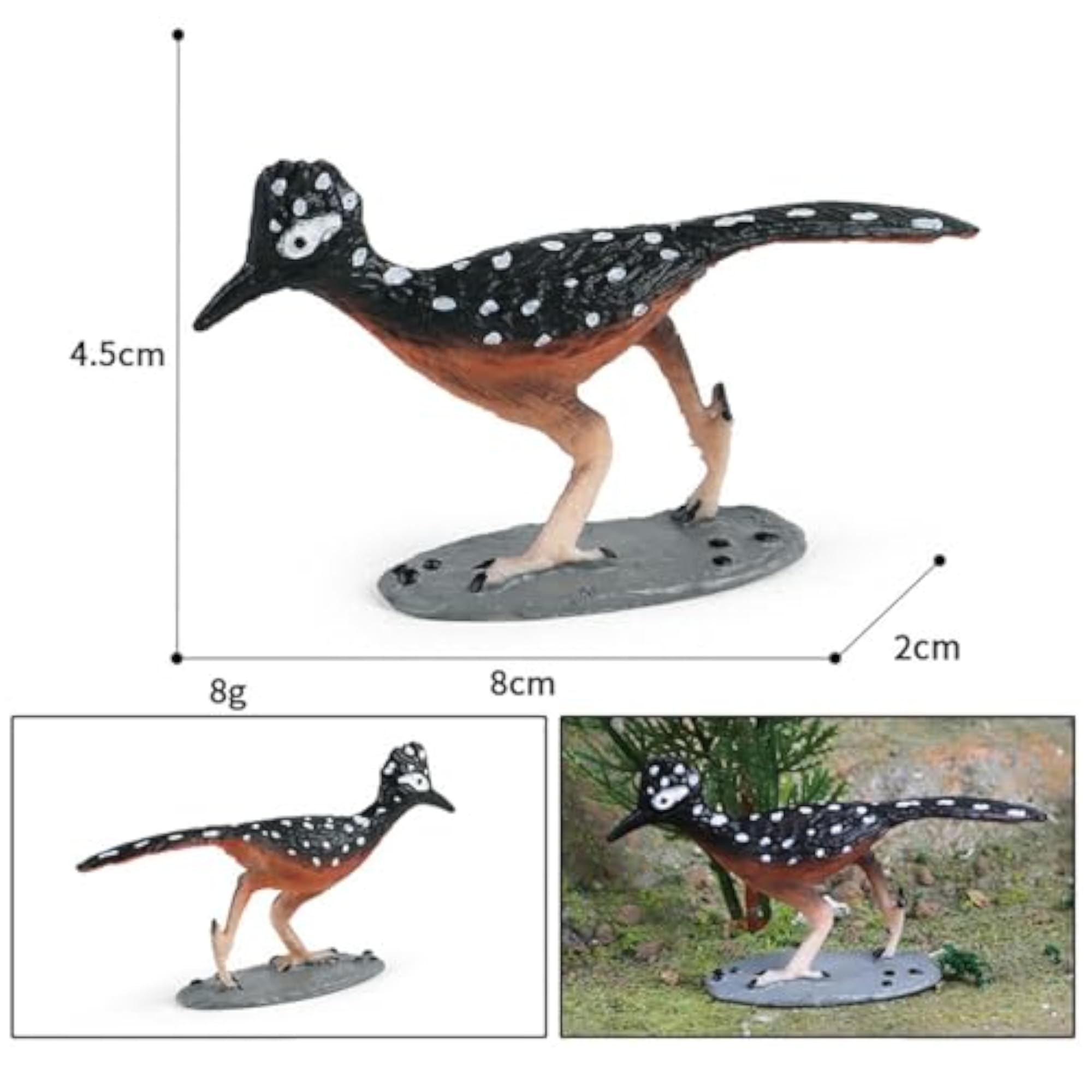 Realistic Pretend Figurine Toy for Diorama Cake Topper
