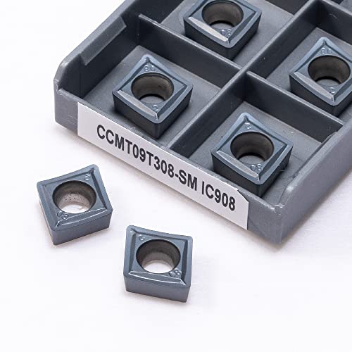 Puntas para torno CCMT09T304 CCMT09T308 10 piezas miniatura 3