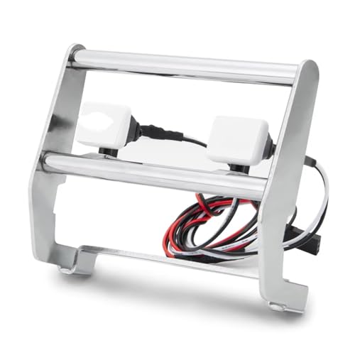 Pare-chocs TRX4 1/10 métal anti-casse avec lumières pour protéger votre crawler RC
