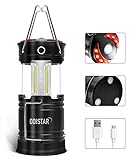 ODISTAR Rechargeable LED Camping Lantern,4 Modes Portable Magnetic Flashlight Lantern,High Lumen...