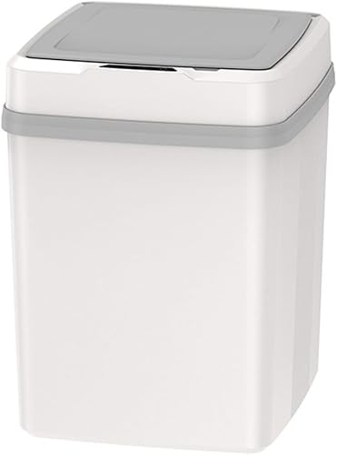 Cubo de basura inteligente de inducción de 12 litros con sensor inteligente con manual de usuario (idioma español no garantizado), cubo de basura
