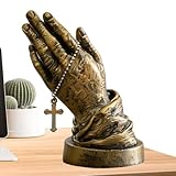 Largement utilisé : conçue pour un attrait universel, la figurine Priing Hands peut être présentée sur une console centrale, un tableau de bord, un bureau ou une étagère, ce qui en fait un choix idéal pour infuser la tranquillité et l'élégance dans les environnements personnels et partagés sans effort