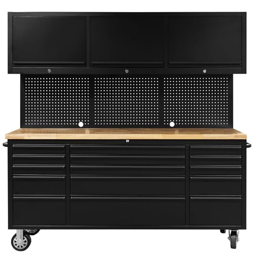 CHETTO 72-Inch Mobile Tool Chest with Locking System