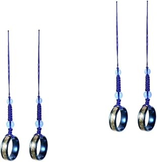 PartyKindom 4 Peças Anel Preso Alça De Telefone Móvel Anel Fidgit Anel Figette Carro Pendurado Ornamento Colhedores De Telefone Cordão De Telefone Celular Cordão De Dedo Anel De Dedo Cordão