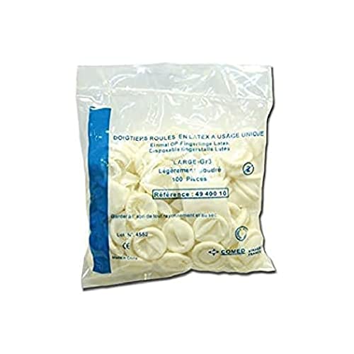 COMED Latex doigt Berceaux protection jetable haute sensibilité