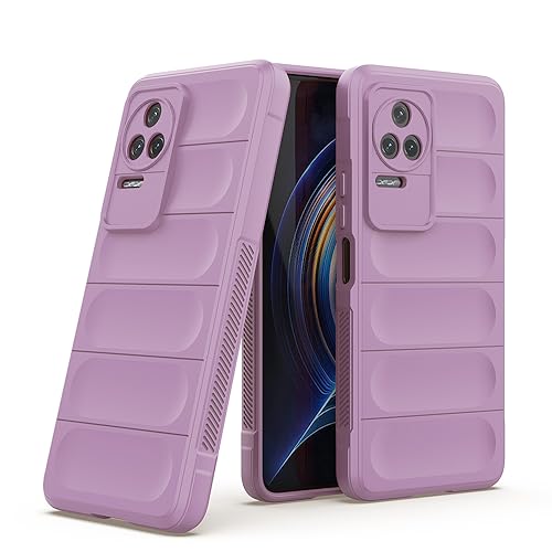 Image of amazon basics Mobile Cover for Mi Redmi K50 5G / K50 Pro 5G | Full Camera Protection | Liquid Silicon Case | Flexible Bumper Case for Mi Redmi K50 5G / K50 Pro 5G (Purple)