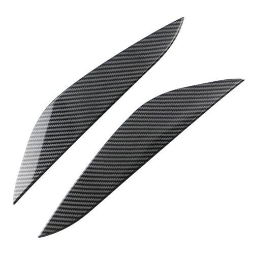 Cache de phare avant Tesla Model 3 2016-2020 paupières sourcil ABS carbone