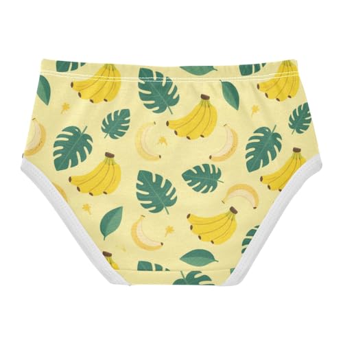 Girls' Underwear Banana Yellow Toddle Brief Panties 2-8 Years 203007002