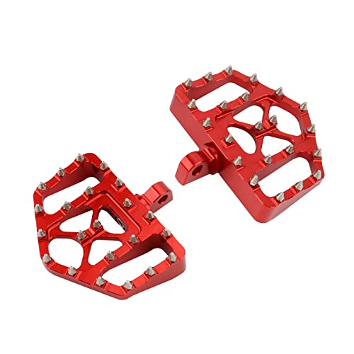 Wide Foot Pegs Mx Offroad Floorboards Motorcycle Foot Peg Cnc Anti-Slip Footrest For Dyna Touring Road Glide Street Glide Road King Sportster 883 Softail Fat Boy Universal #TOP2