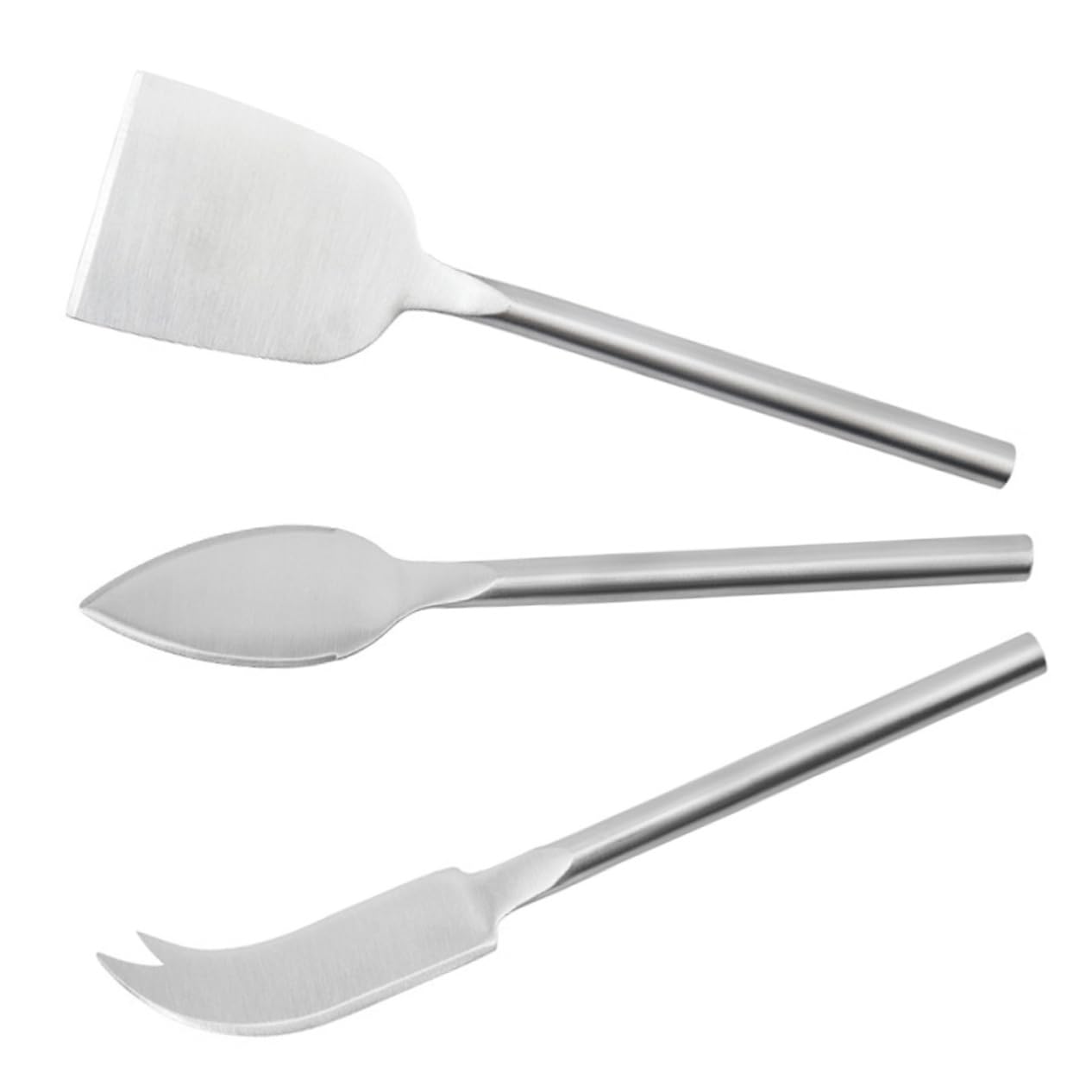 HEALLILY 3pcs Cheese Tools Ergonomic Cheese Cutter Fork Spatula Kitchen Baking Utensils Serving for Home Restaurant Use