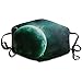 Produktbild Mundmasken Green Planet Pattern Unisex Anti-Staub waschbar Wiederverwendbare Mundmaske Modedesign für Mädchen Frauen Jungen Männer