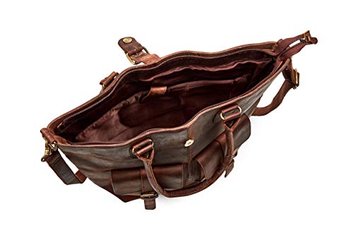 Maletín de cuero para laptop de mujer miniatura 7