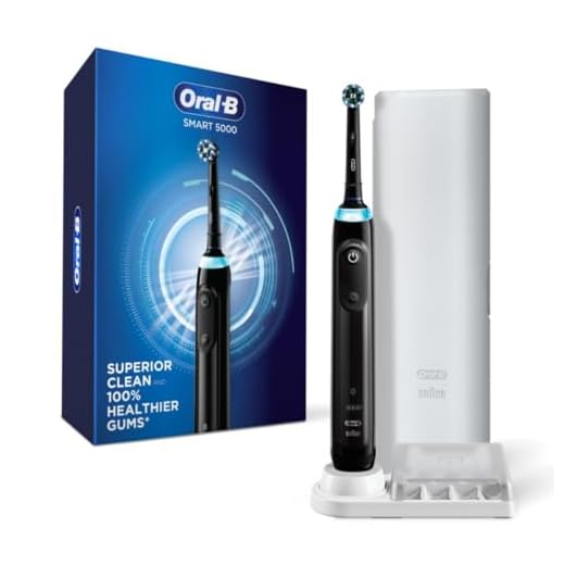 Oral-B Pro 5000 Smartseries Electric Toothbrush with Bluetooth Connectivity, Black Edition