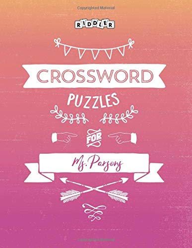 Crosswords for Ms. Parsons