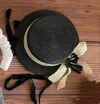 1/6Ԁoll Clothes Blyth British Vintage Style Bib BJD Bottom Shirt OB24 Straw Hat (Fit Pullip, Azone, Licca, Lati, ICY, JerryB) (Straw Hat-B blytheԀoll)