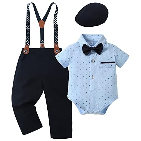 YALLET Baby Boy Tuxedo Set Cover