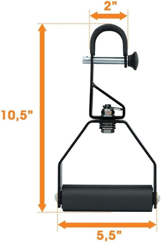 Miniatura 2 de Yes4All Barra de dominadas de alta resistencia para montaje en pared, resistencia de techo multiagaremontaje en vigabarra de barbilla para gimnasio