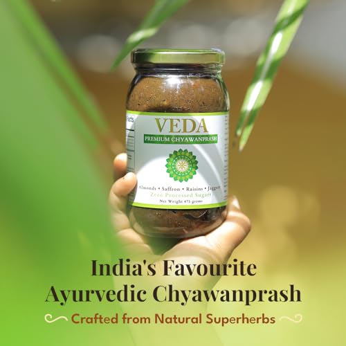 Image of Veda Premium Chyawanprash - Jaggery Based Sugar Free Chyawanprash | 475 Gms X 2 | Pack of 2