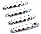 MaxMate Fits 06-13 Chevy Impala/06-10 Cobalt Chrome 4 Doors Handle Cover W/O Passenger Side Keyhole