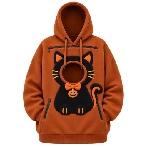 Unisex Pet Hoodie With Cat Dog Carrying Sweaters For Halloween Christmas - image 4
