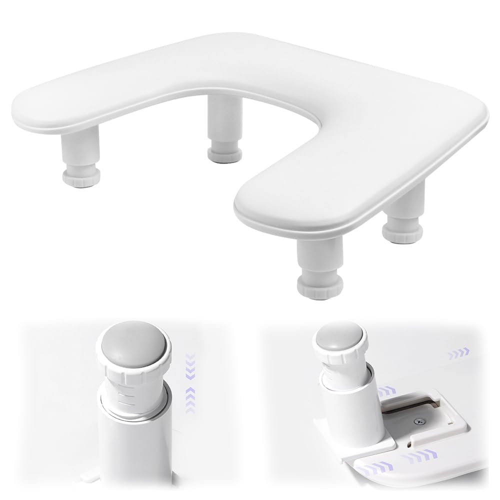 Poggiamano per Unghie, Appoggiamano per Unghie Regolabile Bracciolo per Mano a Forma di U Bracciolo per Unghie per Manicure in Pelle PU Supporto per Mano per Unghie a Forma U per Salone, Casa