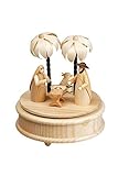 Made in Germany Spieldose Heilige Familie - 17 cm - Original Erzgebirge - Theo Lorenz