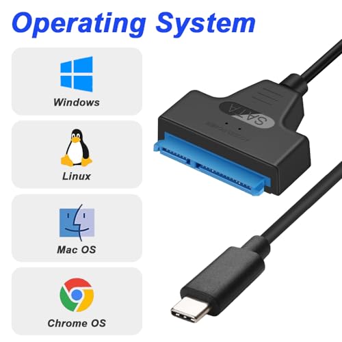 Adaptador USB-C a SATA 2.5" 10Gbps 2 Pack miniatura 6