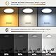 Matane LED Deckenleuchte Dimmbar mit Fernbedienung, 18W Ø22cm Deckenlampe mit 5W Nachtlicht Warm Lampen, 3000K-6500K Dimmbar Flach Panel für Schlafzimmer Kinderzimmer Badezimmer Flur-Rund Weiß