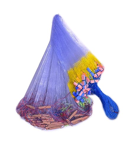 Image of PURKAIT Fishnet 2 Finger 40mm GILLNET MUD Sinker, Height 3F, UP Lenght 45F, Down Lenght 90F.