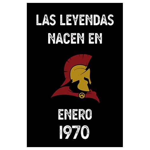 Las leyendas nacen en enero 1970: cuaderno de cumpleaños, regalos de cumpleaños para hombres, mujeres, cumpleaños 51 años, 6 "x 9" pulgadas, 120 páginas.