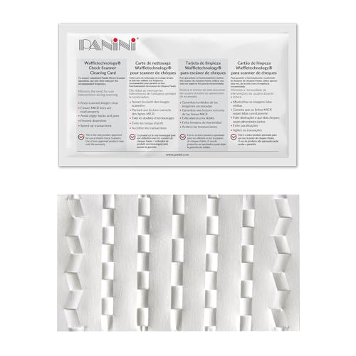 Panini Check Scanner Cleaning Cards (15)