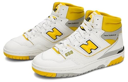 New Balance New Balance Men's 650 Sneaker, White/Honeycomb/Raincloud, Size 10