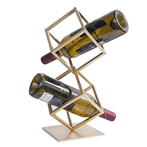 Estante para vinos Gold Wine Rack moderno miniatura 1