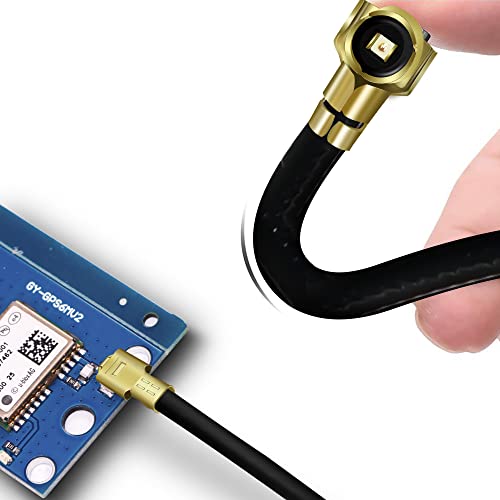 TUOLNK 5pcs 6inch SMA Female to U.fl/IPX Extension Cable SMA Female Jack Bulkhead to IPX MHF4 Pigtail WiFi Antenna Extension 0.81mm IPX Pigtail Coaxial Cable