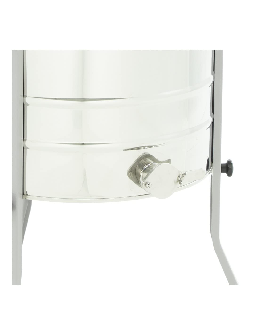 LYSON 4 Waben Honigschleuder Diagonalschleuder elektrischer Antrieb 230V Ø500 DNM Zander LN Honeyextractor mit rostfreiem Ventil Tangentialschleuder für 4 Rähmchen DNM, LN, Zander MINIMA LINE