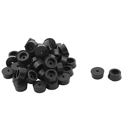 Ruilogod Rubber Canteen Furniture Cabinet Foot Leg Cover Tube Insert End Cap 52 Pcs Black (id: c56 b3a 757 d73 4af