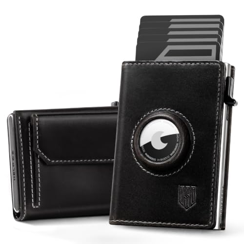 Smart Airtag wallet homme anti RFID et étui pour 10 cartes bancaires
