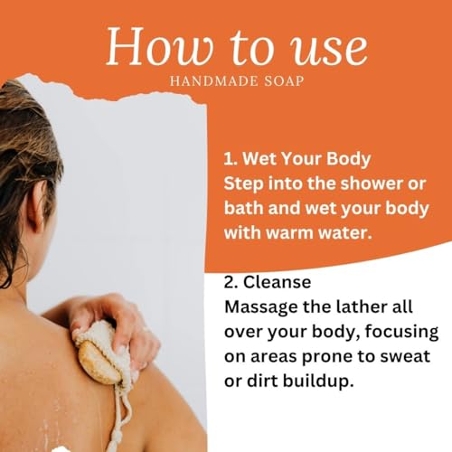 Image of Khadi Orange Handmade Bathing Soap Bar 125g (Pack of 2) | Natural & Herbal|Enriched with Vitamin C & Essential Oils|Balances Oil Production|Gently exfoliates for Glowing Skin|All Skin Types