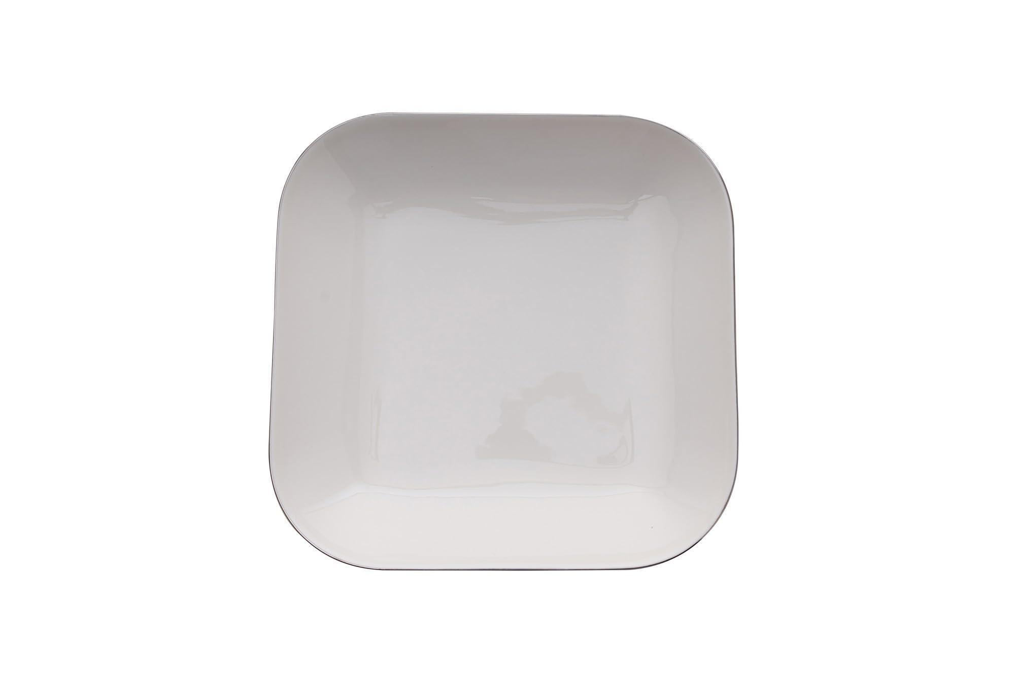 Elegante juego de cena de 51 piezas, 100% porcelana, color crema, incluye platos de servicio, bolos, platos, perfecto para ocasiones especiales y cenas diarias
