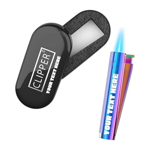 Personalised Clipper Jet Flame Lighter Cover