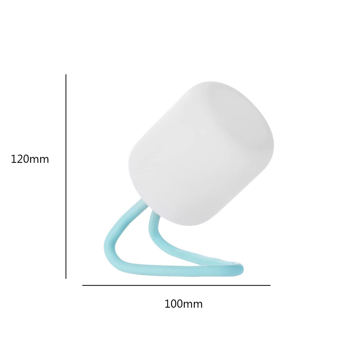Lampka nocna LED dzieci silikonowa ściemnialna lampka nocna dla dzieci z przełącznikiem lampka nocna sypialni USB ładowania przenośna lampka nocna biwakowania salon pokój dziecięcy pokój dziecięcy