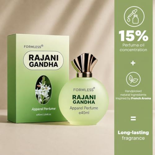 Image of Formless Rajani Gandha Fragrance 40ML Perfume for Men & Women | Long-Lasting Multi-Fragrance | Floral, Fruity & Sweet Scents | Unisex Premium Perfume for Everyday & Special Occasions
