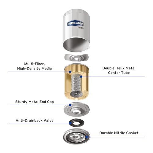 Image of Purolator TL14612 PurolatorTECH Spin On Oil Filter Compatible With Nissan Altima, Rogue, Sentra, Murano, Versa, Maxima, Mazda 3, CX-5, CX-9, CX-30, 6, INFINITI QX60 and Q50