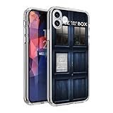 Compatible with iPhone 17 Case, Design Unique Pattern Soft TPU Bumper Slim Protective Clear Case for Men Women Girl Boy(Science-Fiction-Doctor-Who-1)
