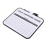 Toddmomy Tableau De Score De Golf Portable Effaçable Double Face Planche à Écrire Blanc...