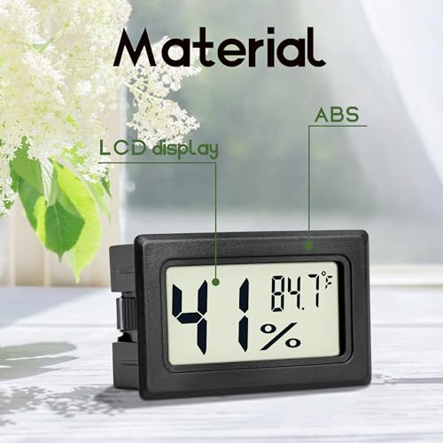 Ewpjdk EWPJDK-9 Mini Hygrometer Indoor Humidity Meter Hygrometer Thermometers 6 Pack Humidity Meters Gauge Hygrometer Mini Digital Thermometer Hygrometer thumb #4