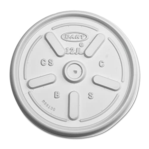 DCC12JL - Plastic Lids, For 12 Oz. Hot/cold Foam Cups, Vented