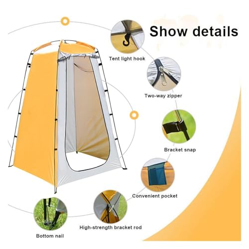 Carpa del baño para camping que soluciona la falta de aseos 2
